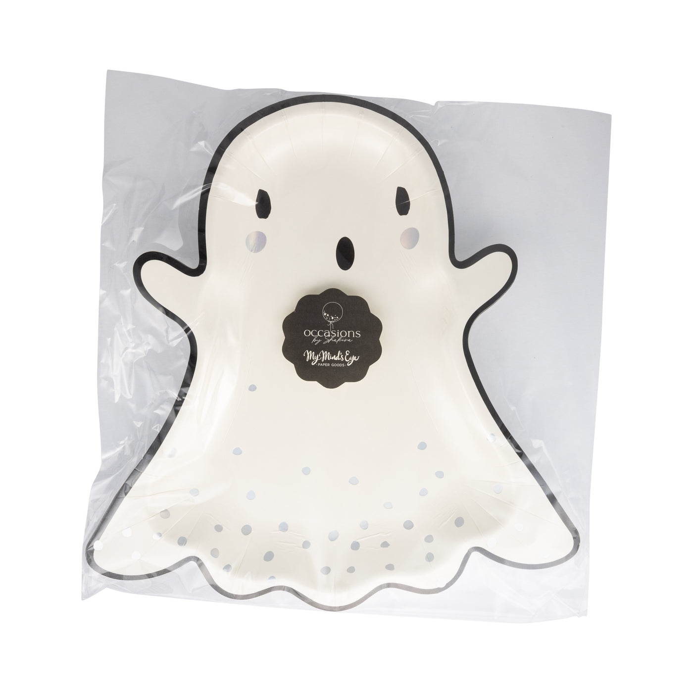 BOO1240 - Occasions Boo Ghost Shaped Paper Plate