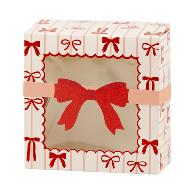 BOW1112 - Red and Pink Bows Cookie Box