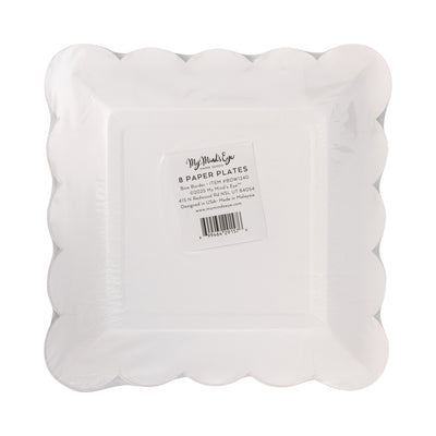 BOW1240 - Red Bow Border Plate
