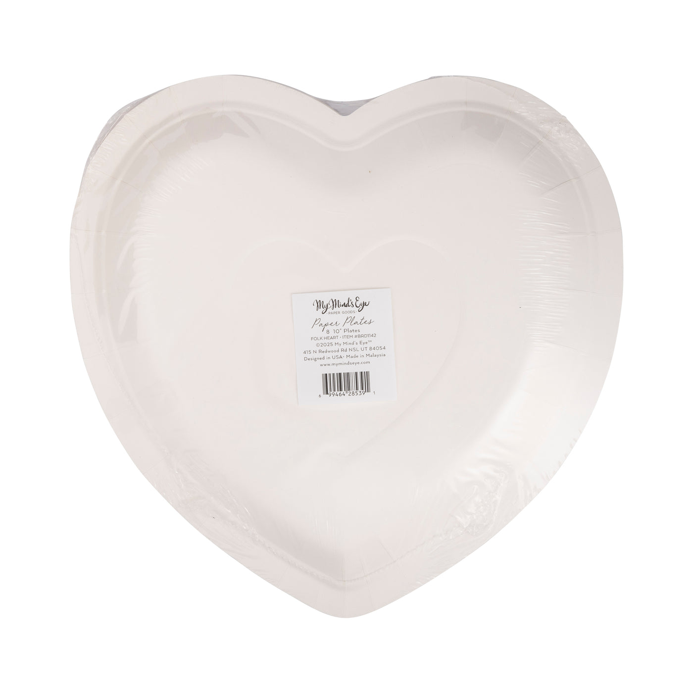 BRD1142 - Folk Heart Shaped Plate