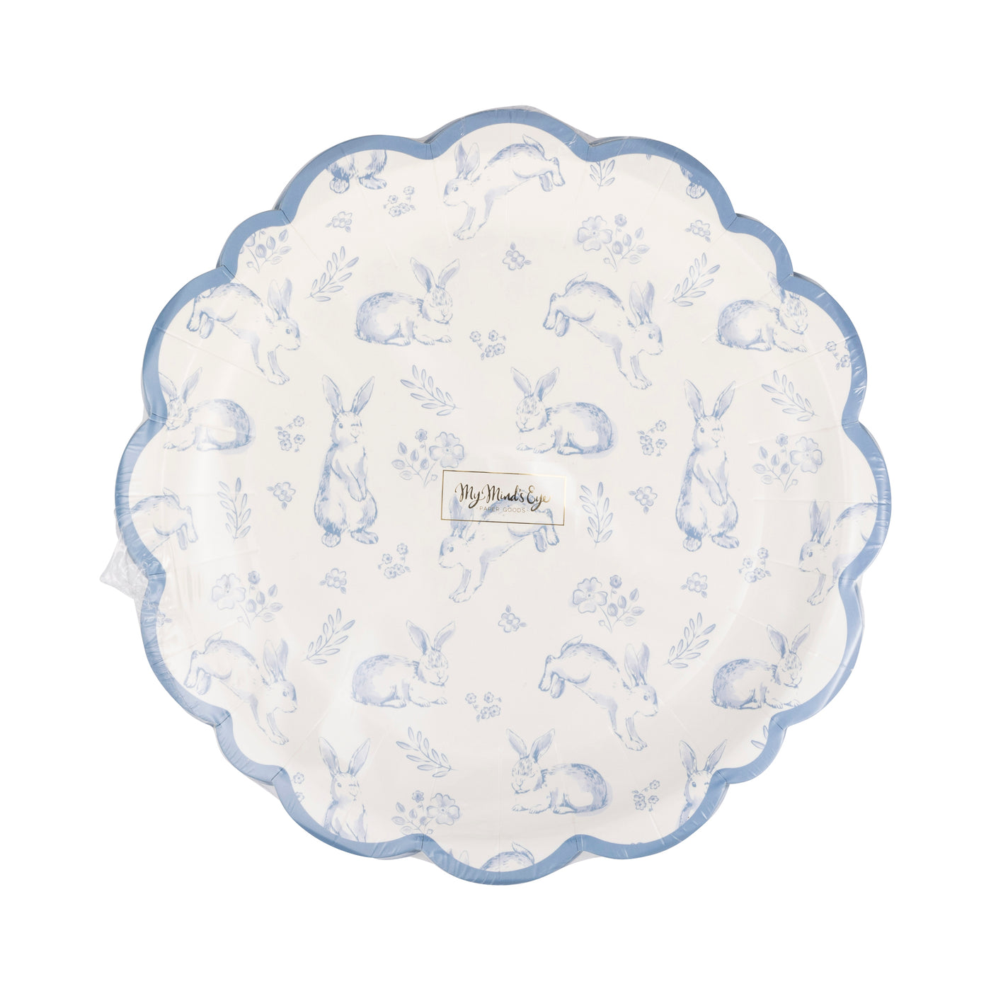 BTL1140 - 8" Bunny Toile Plates