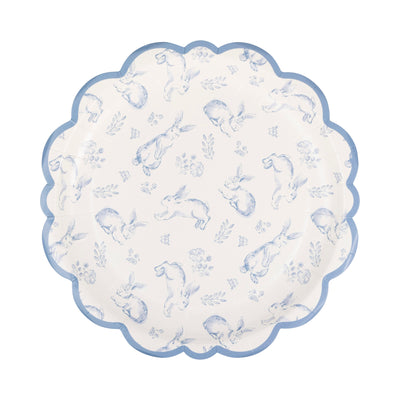 BTL1140 - 8" Bunny Toile Plates