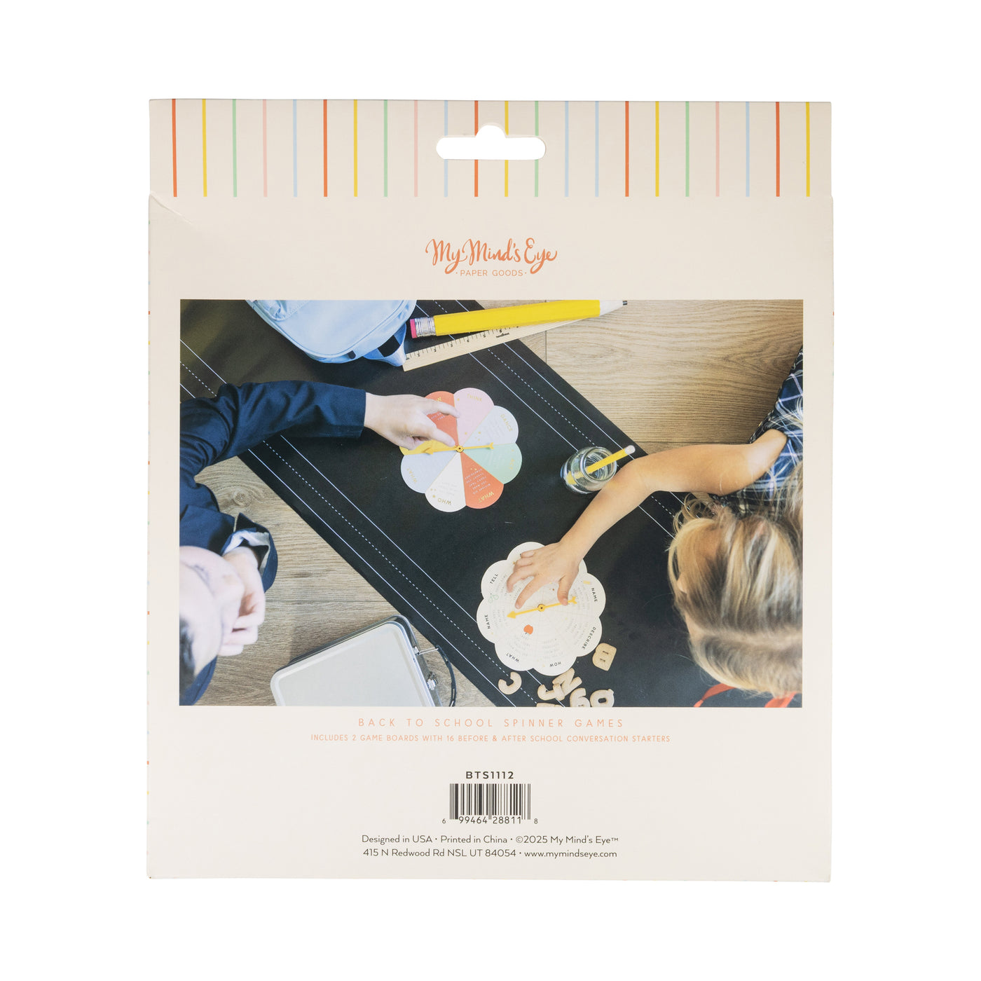 BTS1112 - Back to School Spinner Game