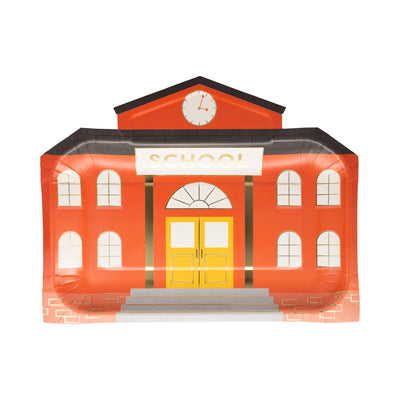 BTS1141 - School House Shaped Paper Plate