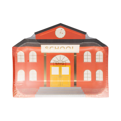 BTS1141 - School House Shaped Paper Plate