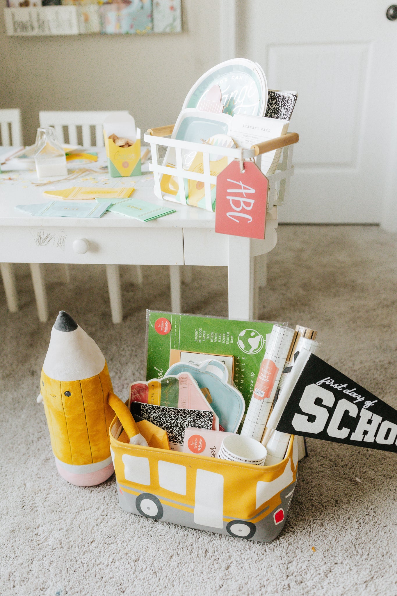 BTS913 -  Back To School First Day Felt Pennant