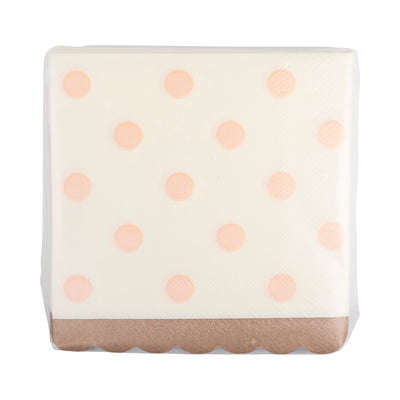 BUN1139 - Polka Dot Cocktail Napkin