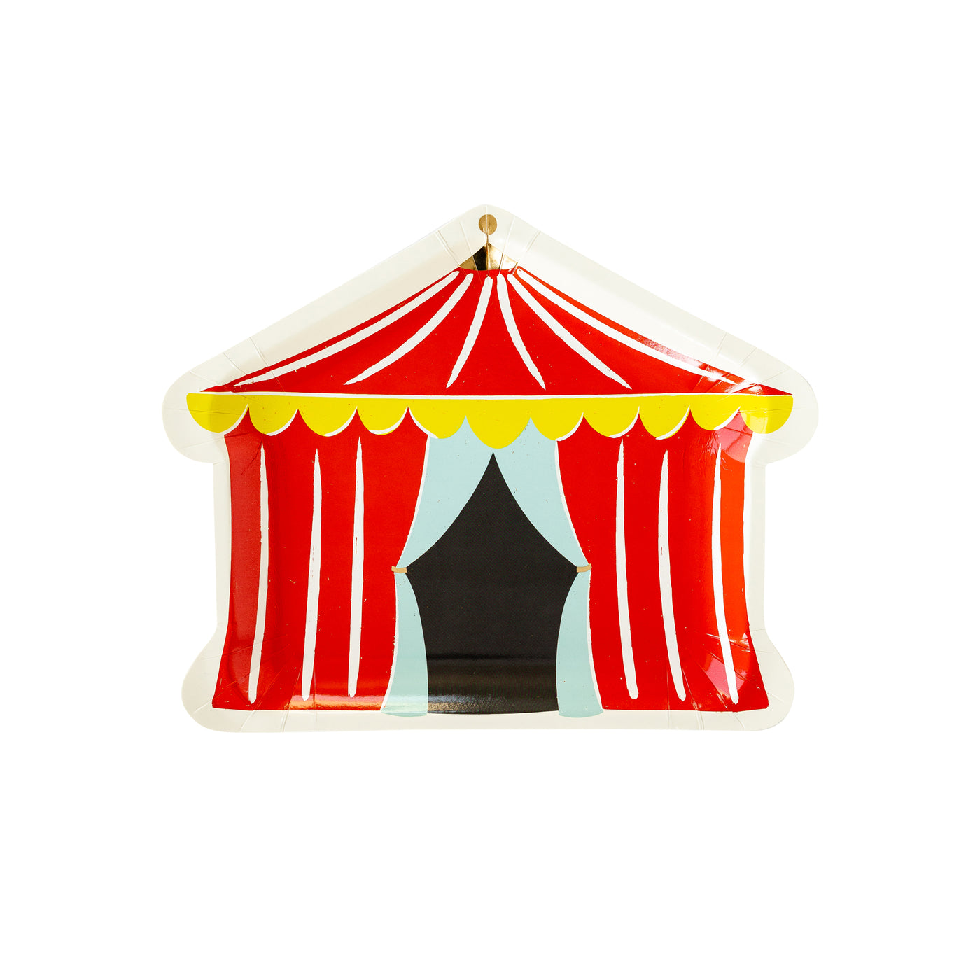 CAR940 -  Carnival Tent Shaped Plate