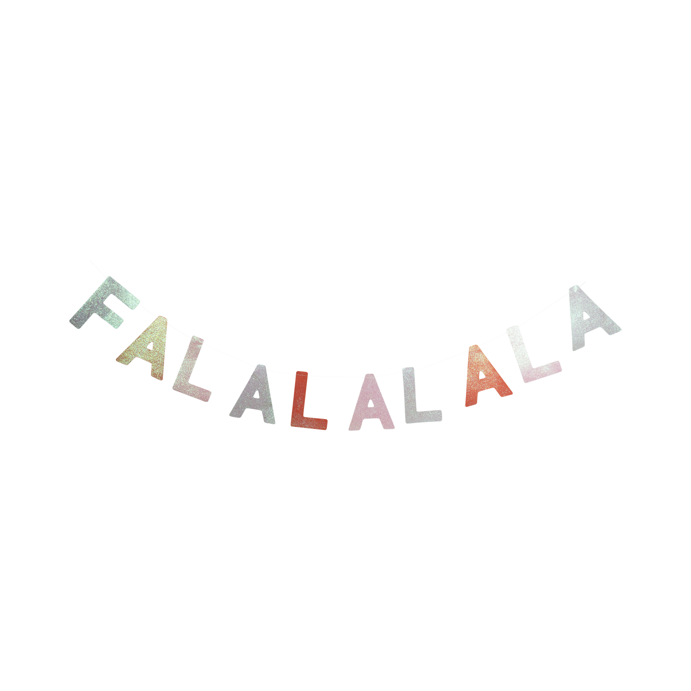 CDY1102 - Fa La La Glittered Banner Set