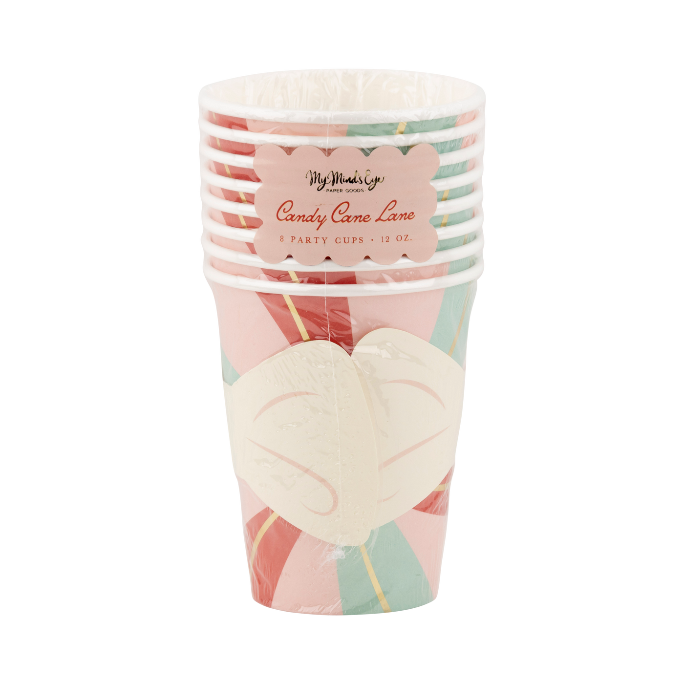 CDY1110 - Candy Cane Lane Handled Paper Cup