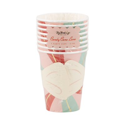 CDY1110 - Candy Cane Lane Handled Paper Cup