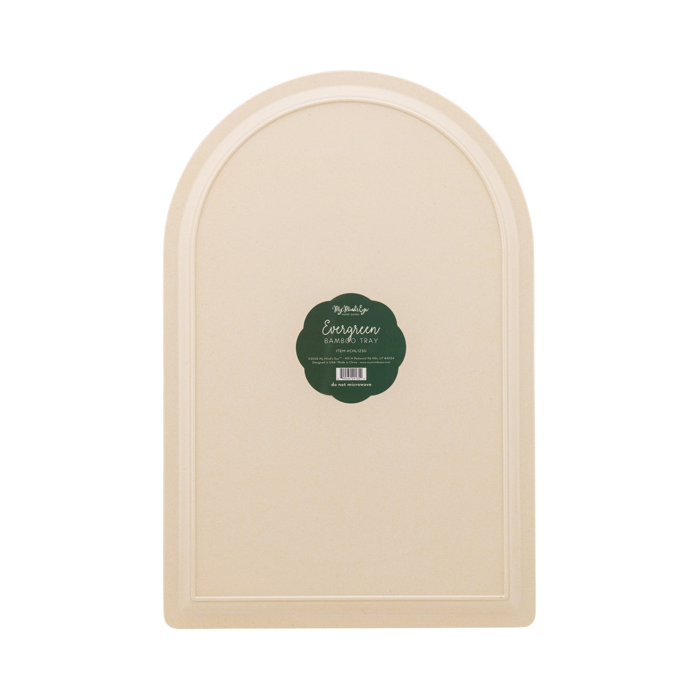 CHL1230 - Christmas Tree Bamboo Tray