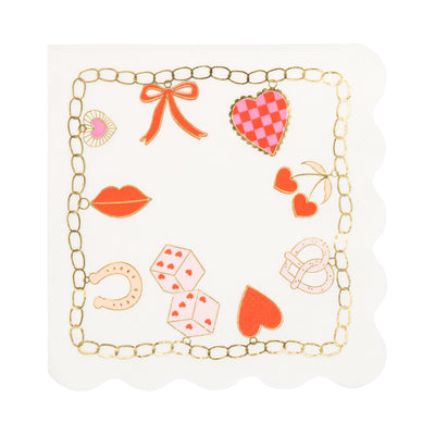 CHM1239 - Valentines Charm Cocktail Napkin