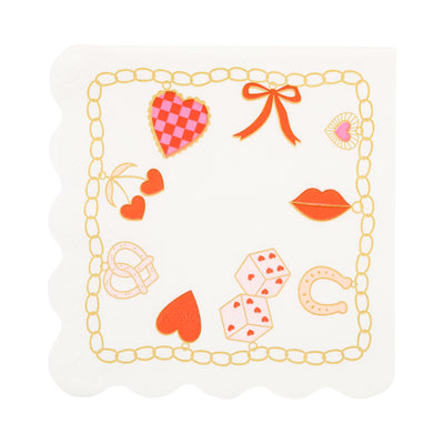 CHM1239 - Valentines Charm Cocktail Napkin