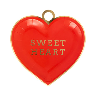 CHM1241 - Sweet Heart Charm Shaped Plate Set