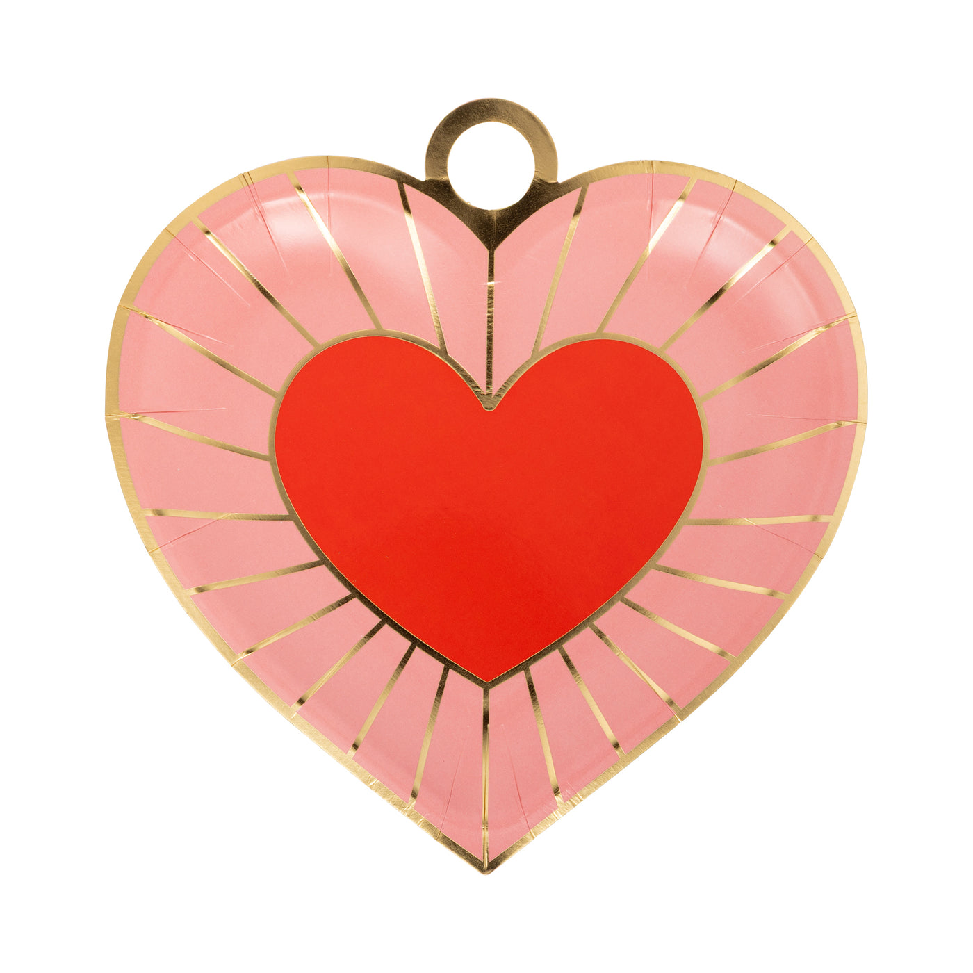 CHM1241 - Sweet Heart Charm Shaped Plate Set