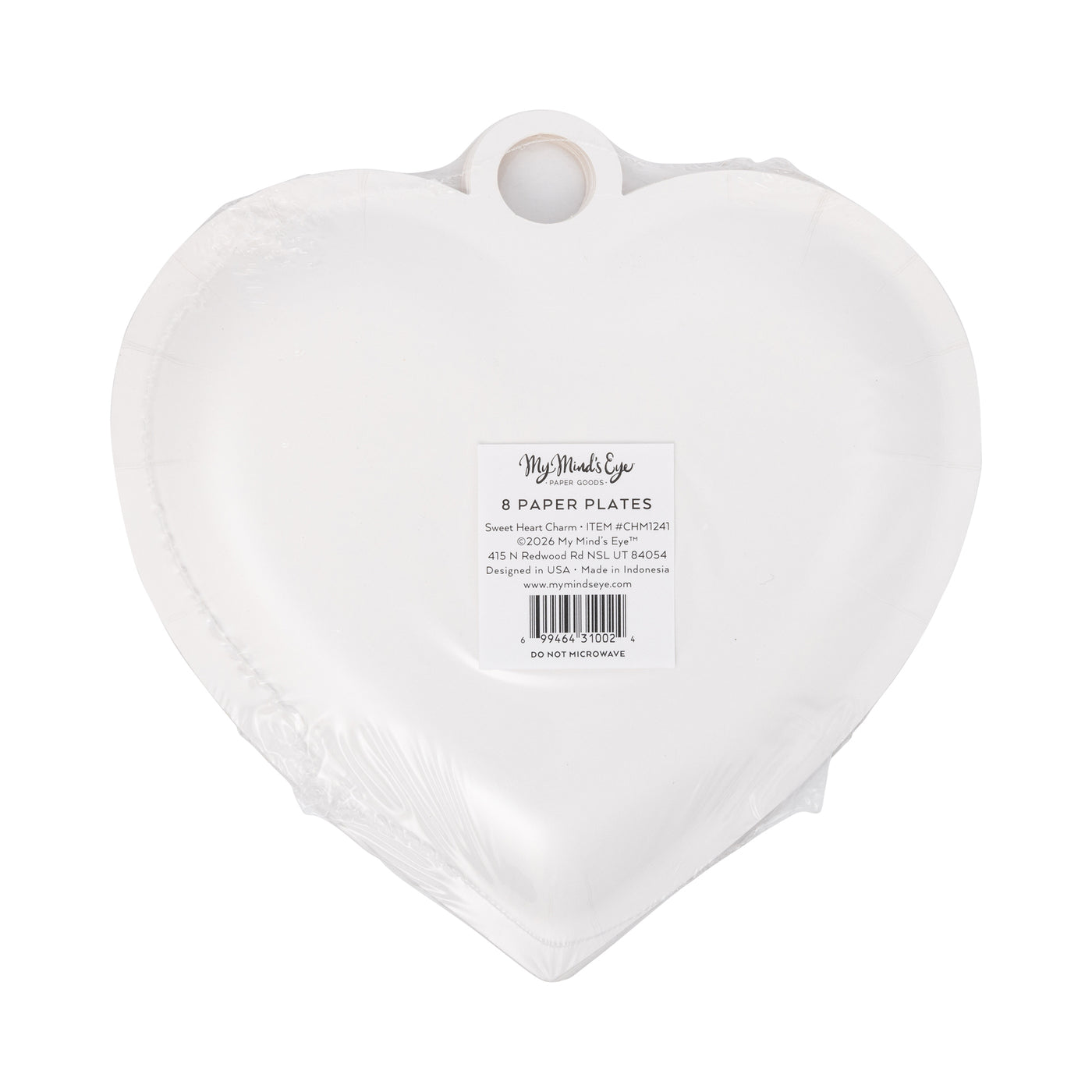 CHM1241 - Sweet Heart Charm Shaped Plate Set
