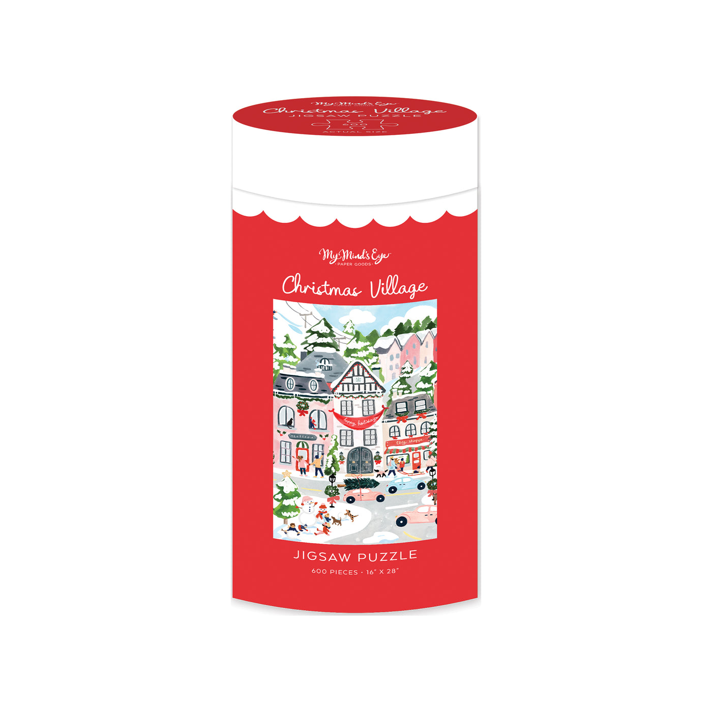 CHR1222 - Christmas Village Puzzle 600 pc