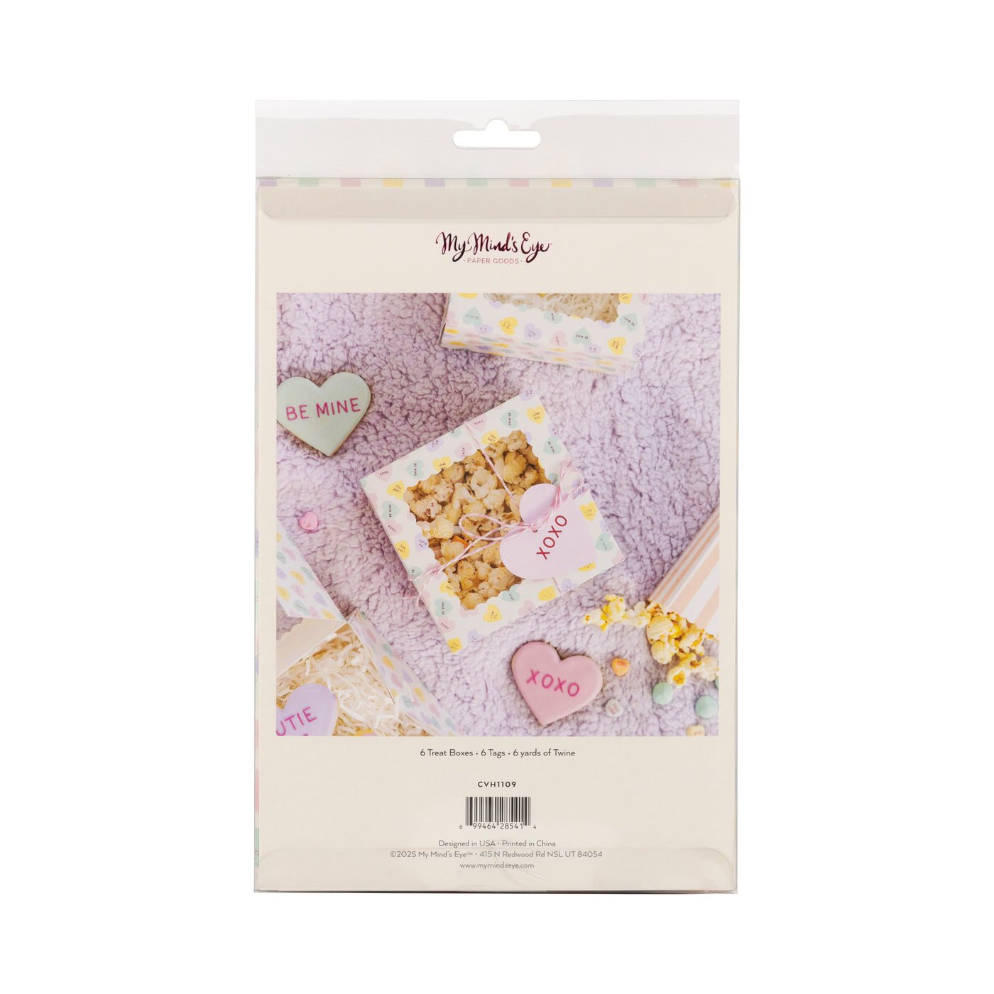 CVH1109 - Conversation Hearts Cookie Box