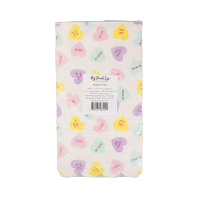 CVH1138 - Conversation Hearts Dinner Napkin