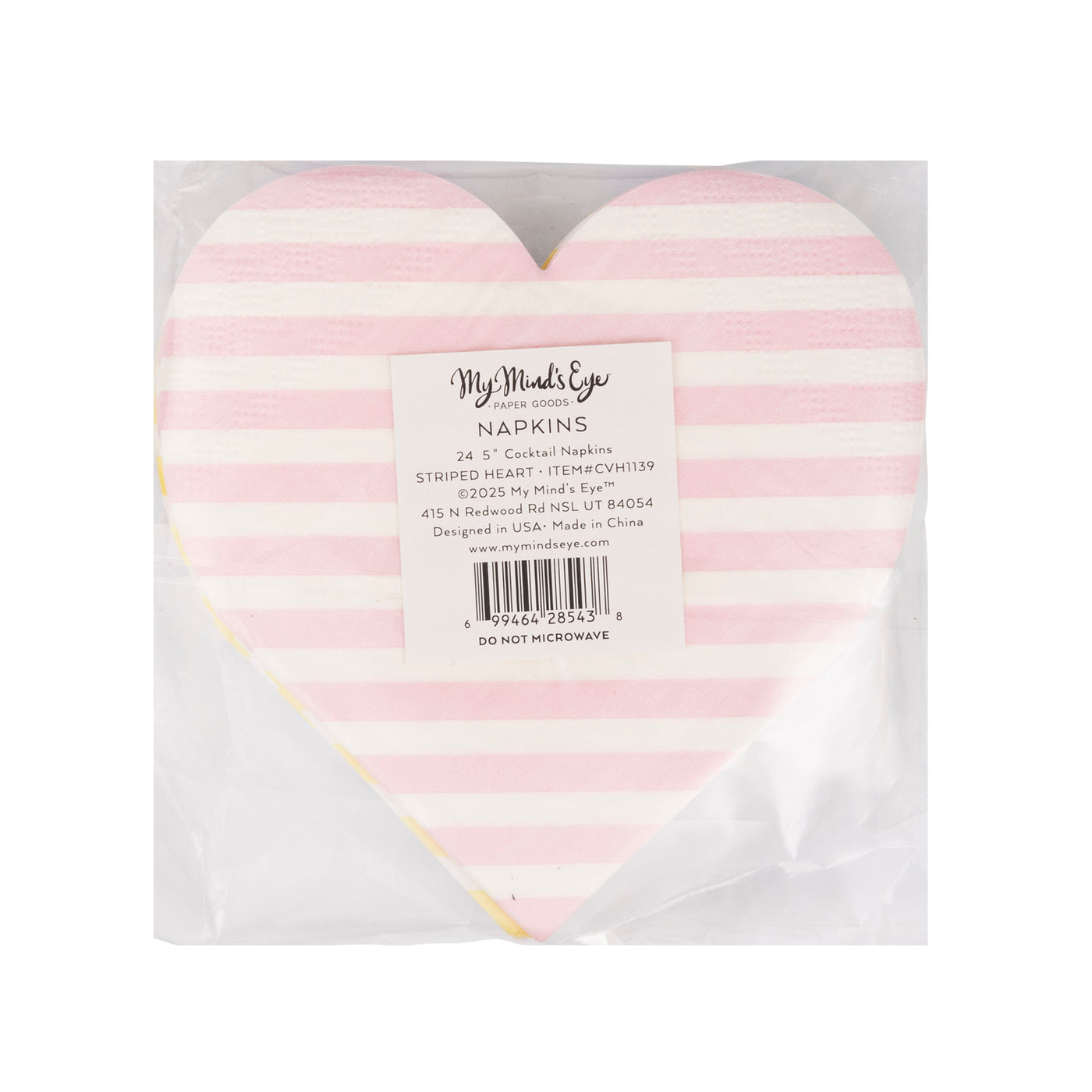 CVH1139 - Striped Hearts Napkin Set