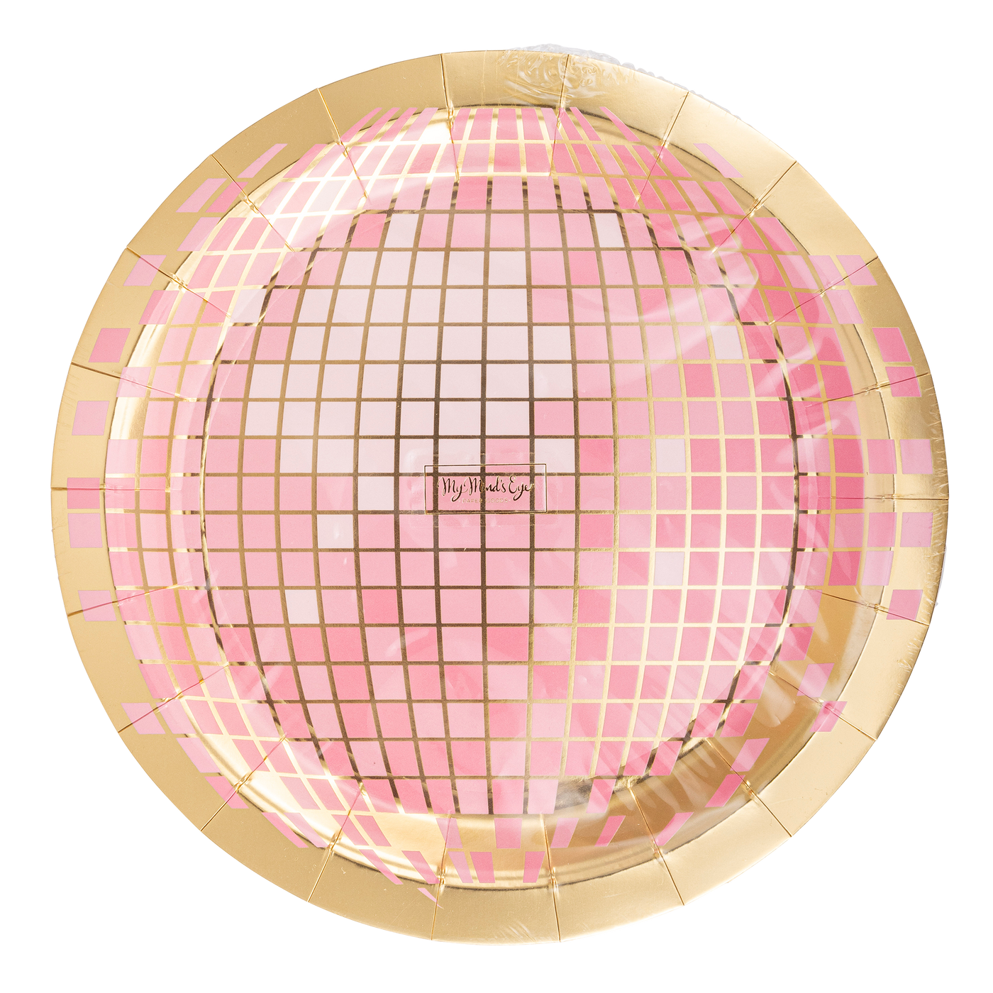 CWG1042 - Disco Ball Paper Plate
