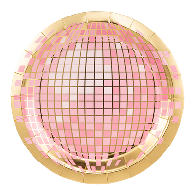 CWG1042 - Disco Ball Paper Plate
