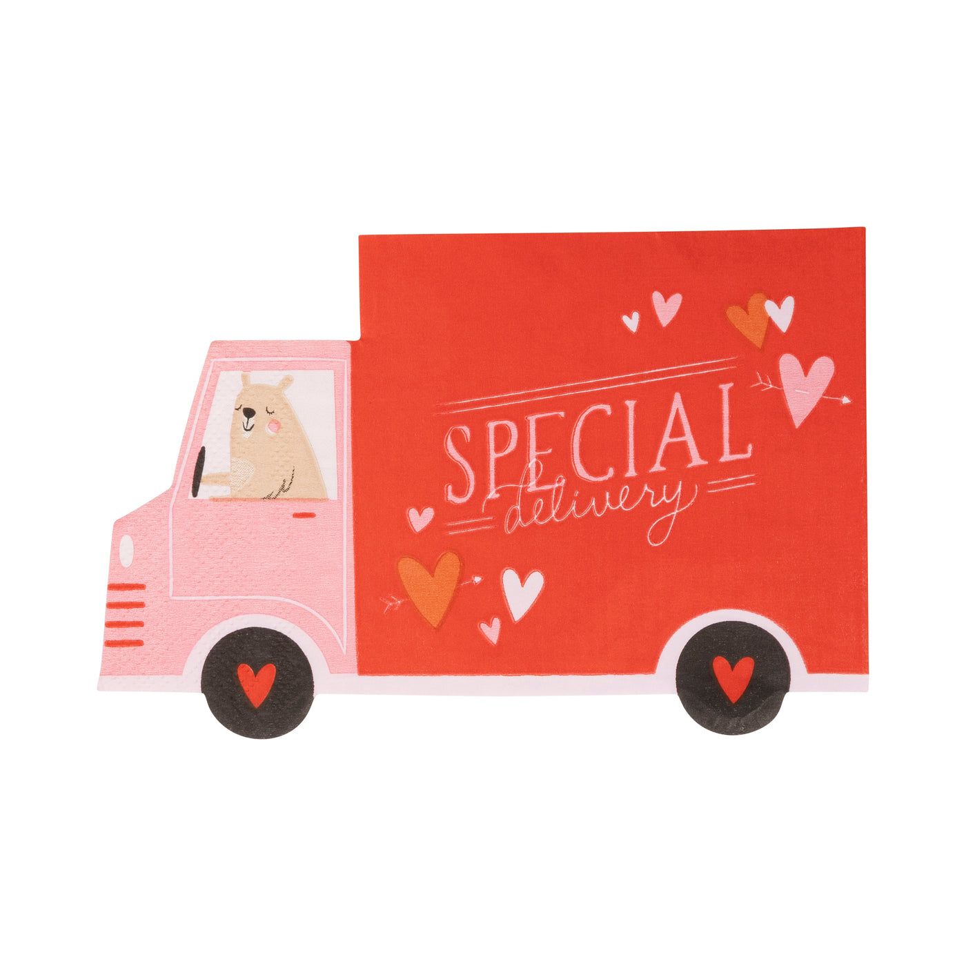 DEL1139 - Special Delivery Truck Napkin