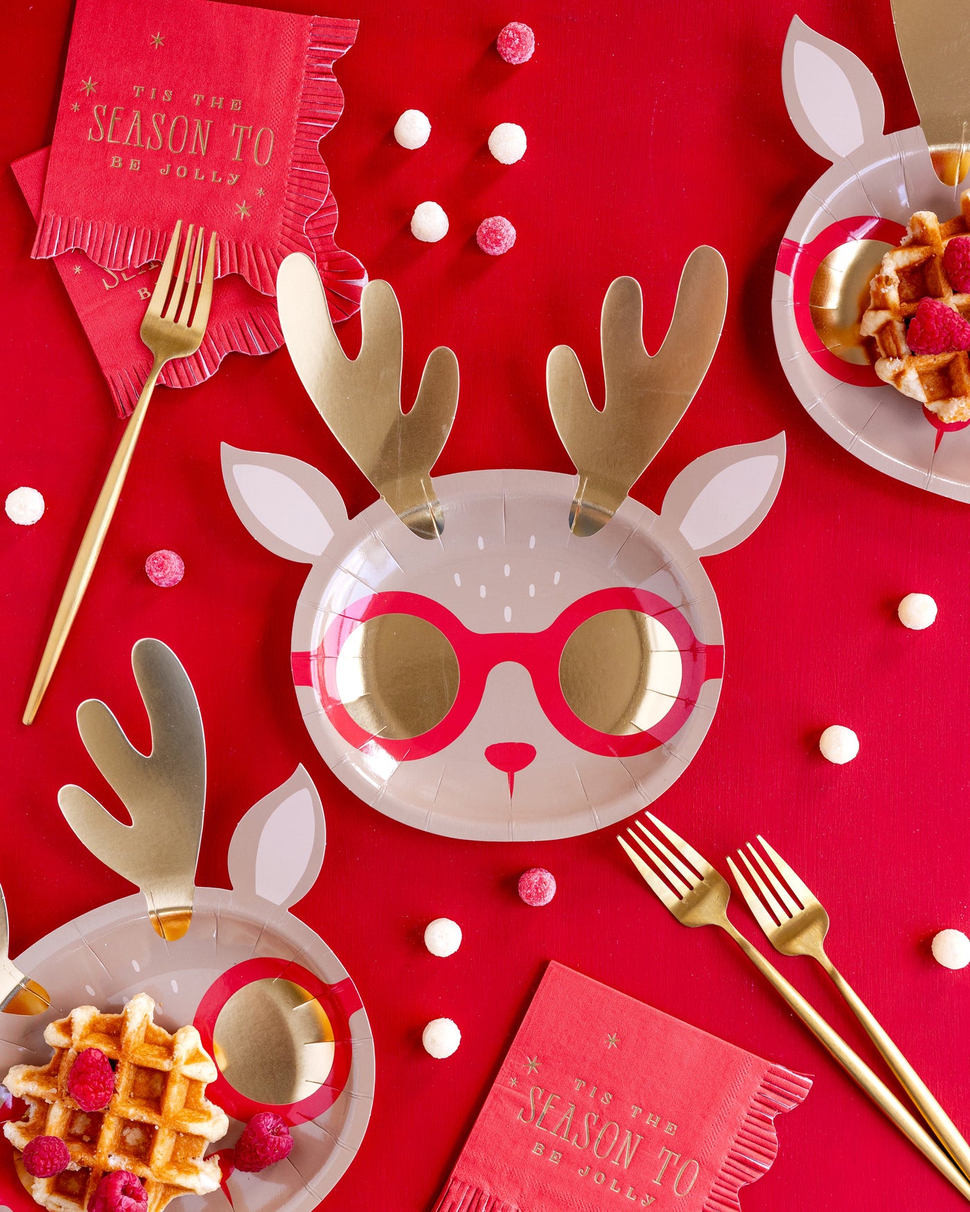 DER1239 - Reindeer Games Cocktail Napkin