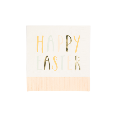 EAS1039 - Happy Easter Paper Cocktail Napkin