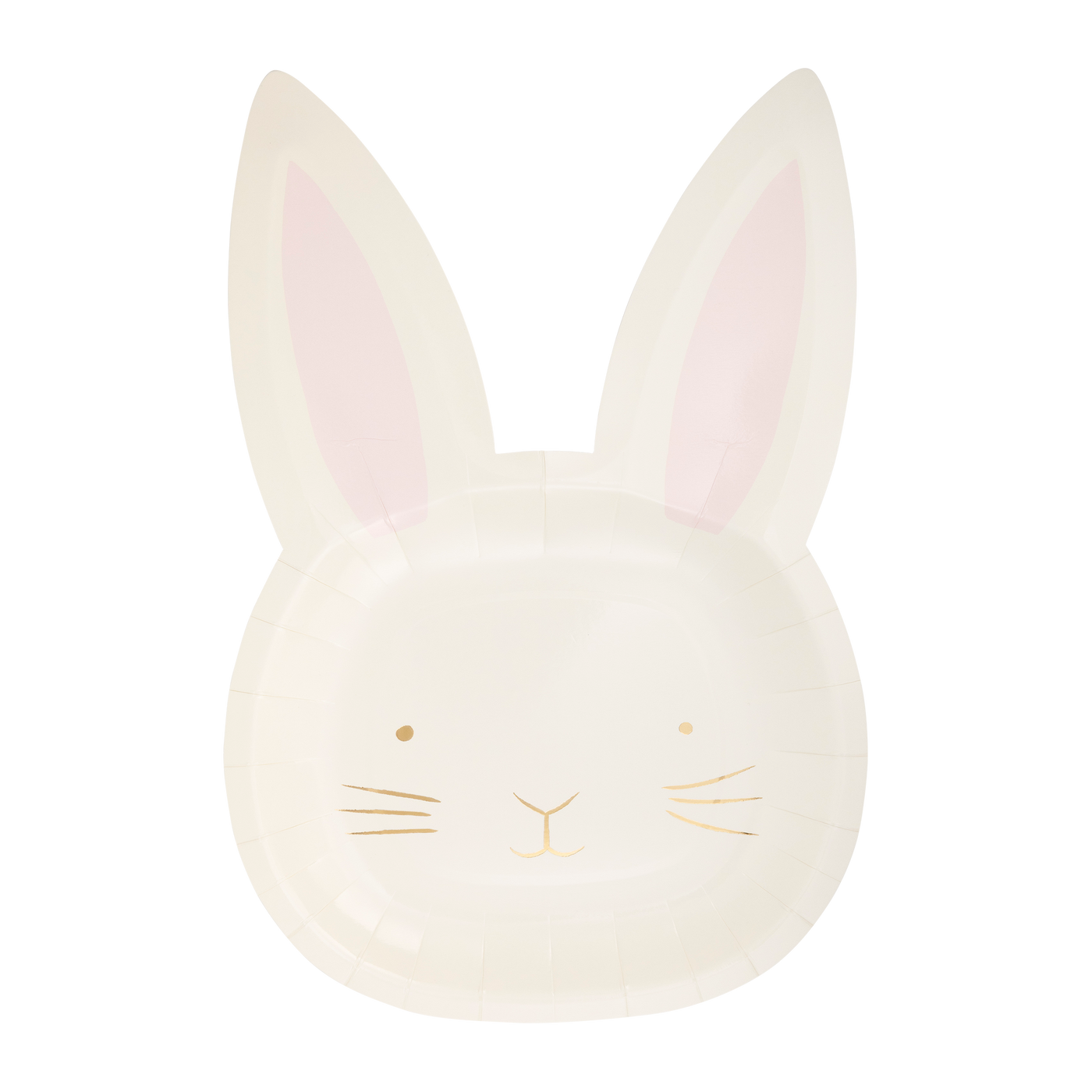 EAS1042 - Bunny Face Shaped Paper Plate