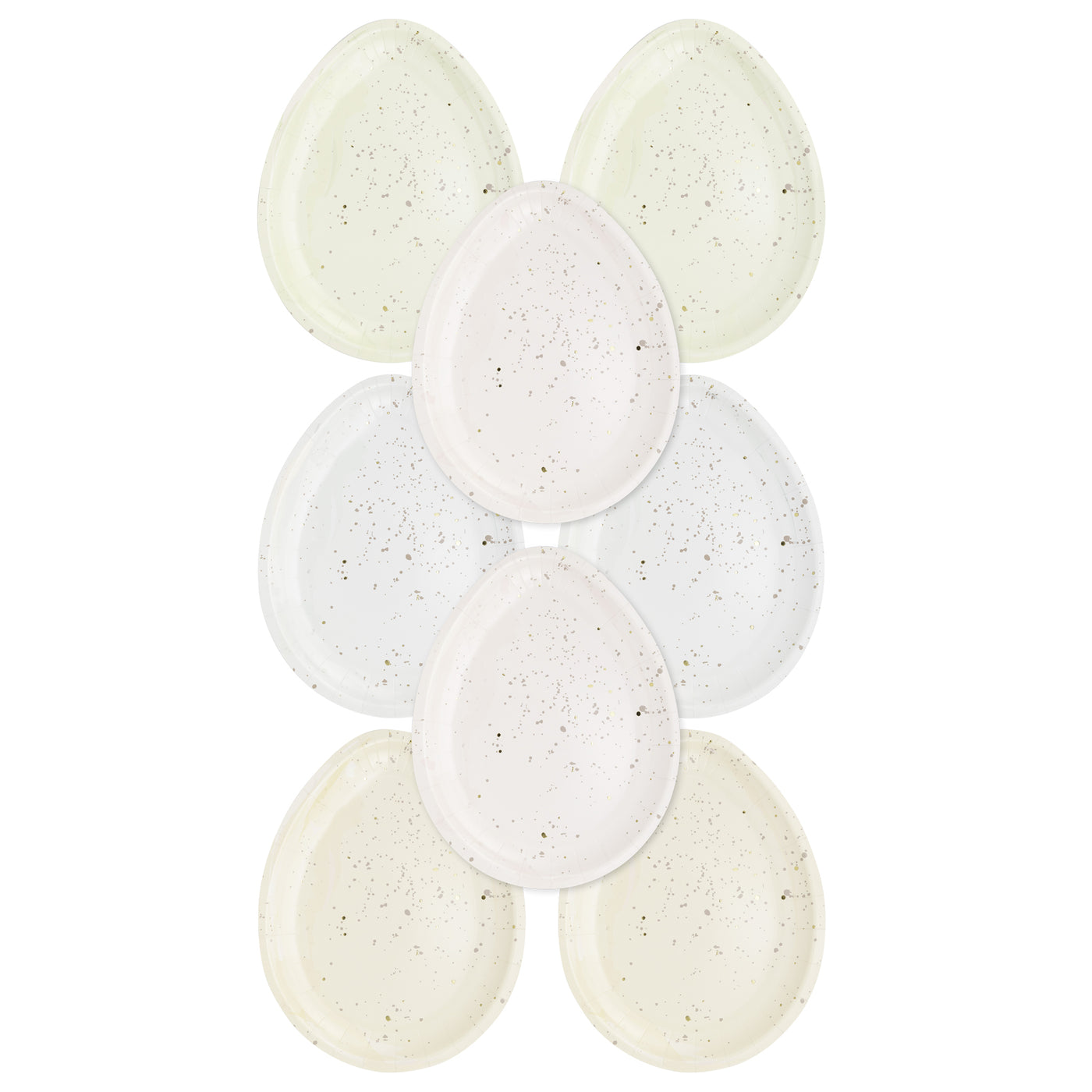 EBS1041 - Easter Egg Shaped Paper Plate Set