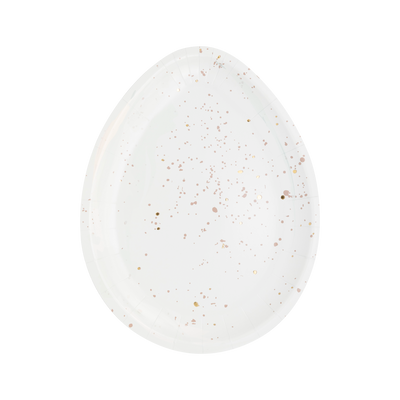 EBS1041 - Easter Egg Shaped Paper Plate Set