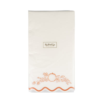 FAL1239 - Falloween Pumpkin Guest Napkin
