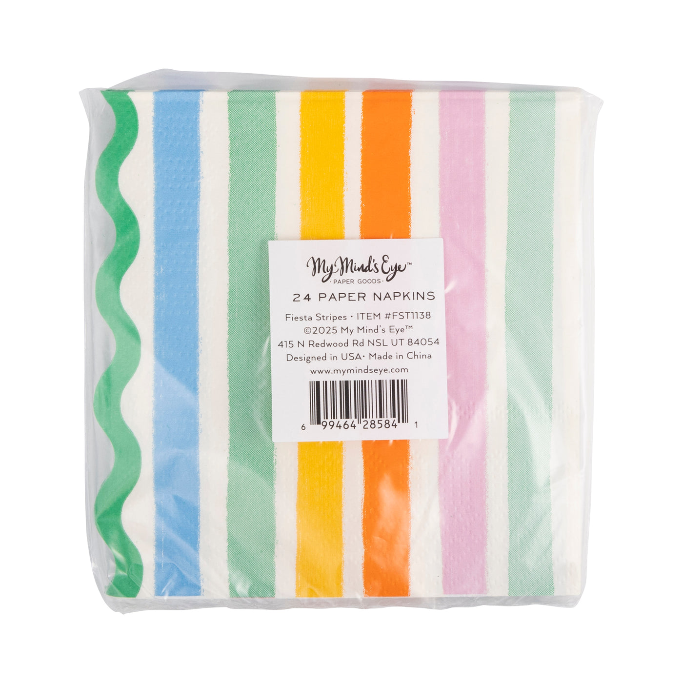 FST1138 - Fiesta Striped Cocktail Napkin