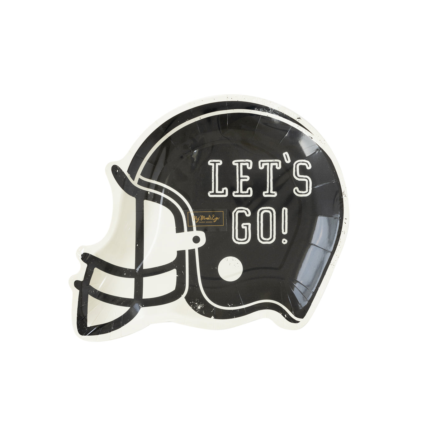 FTB942-  Football Helmet Shaped Paper Plate