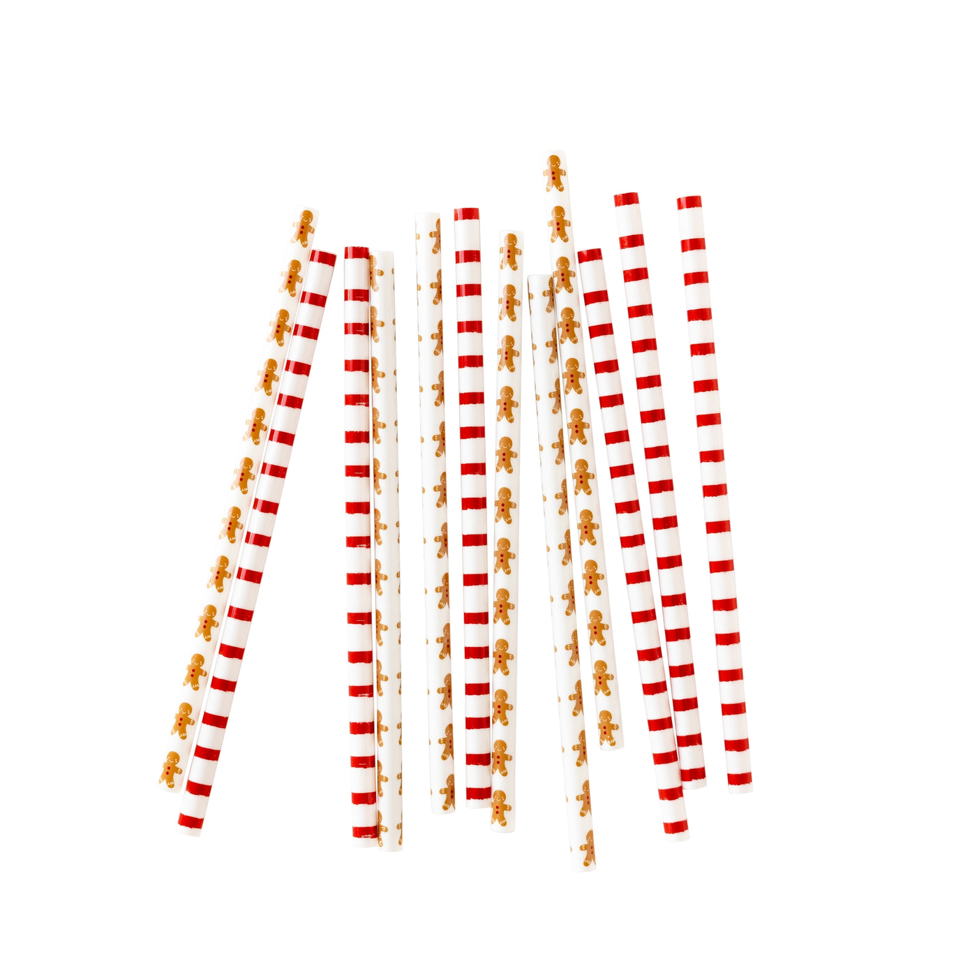 GBD1014 - Gingerbread Reusable Straws