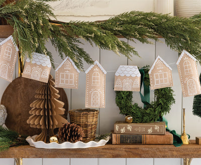 GBD1103 - Gingerbread Felt Houses Banner