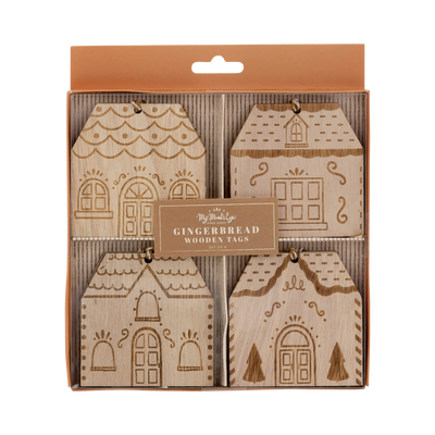 GBD1109 - Gingerbread House Wood Tags