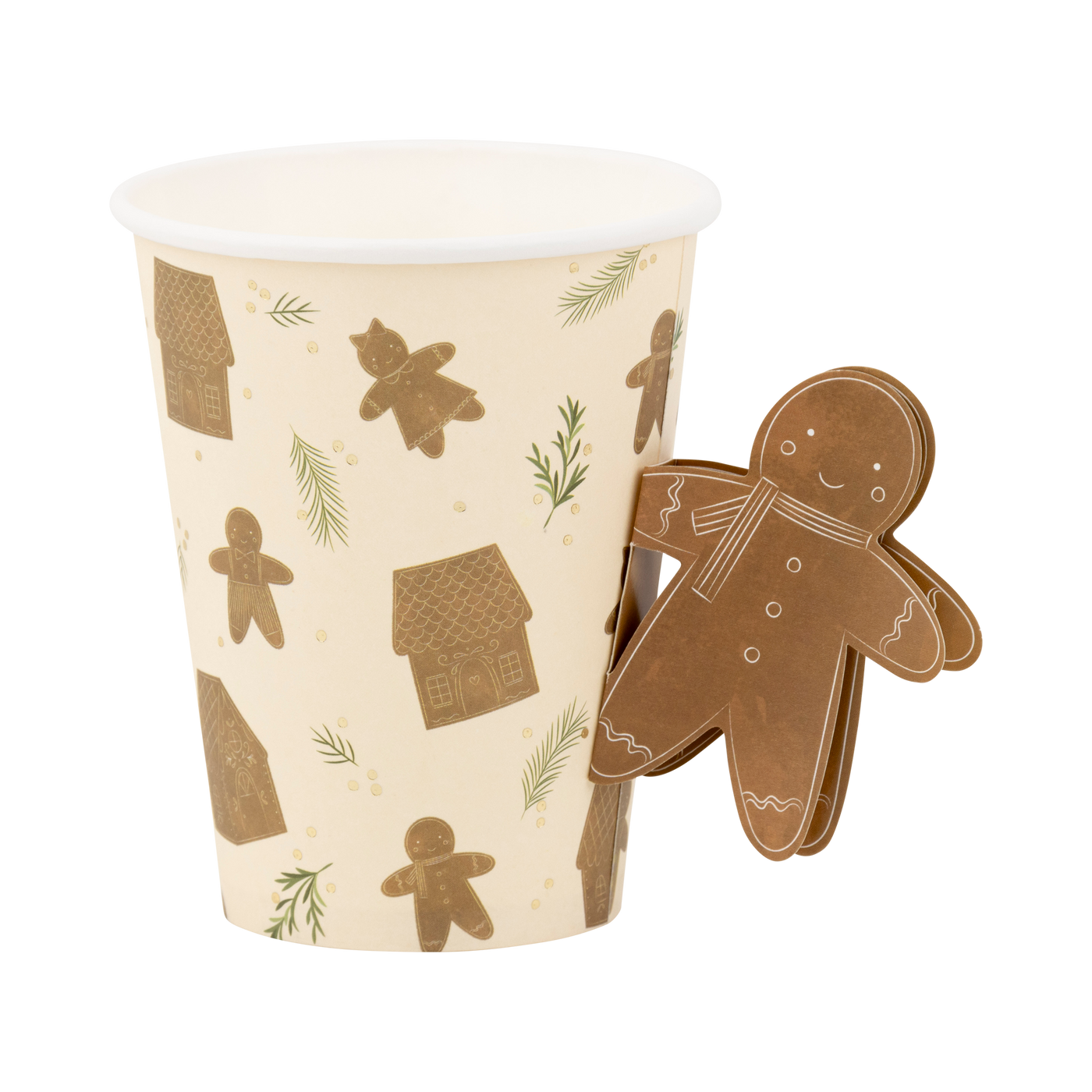 GBD1110 - Whimsy Gingerbread Handled Paper Cup