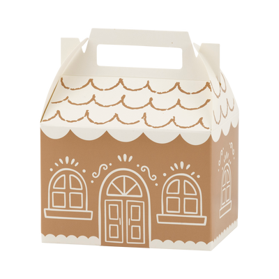 GBD1117 - Gingerbread House Gable Treat Boxes