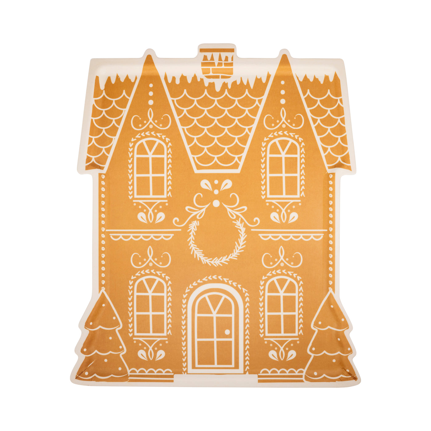 GBD1132 - Gingerbread Mansion Bamboo Tray