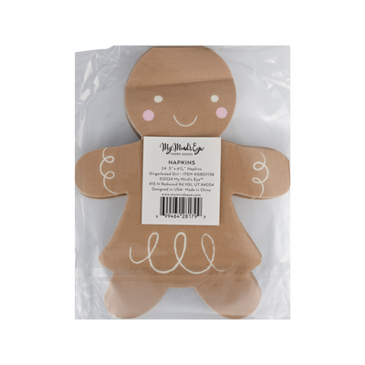 GBD1138 - Gingerbread Girl 5x6 Napkin