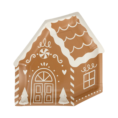 GBD1140 - Gingerbread House 9" Plate