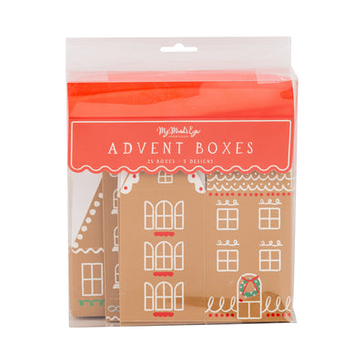GBD1209 -  Gingerbread House Advent Boxes