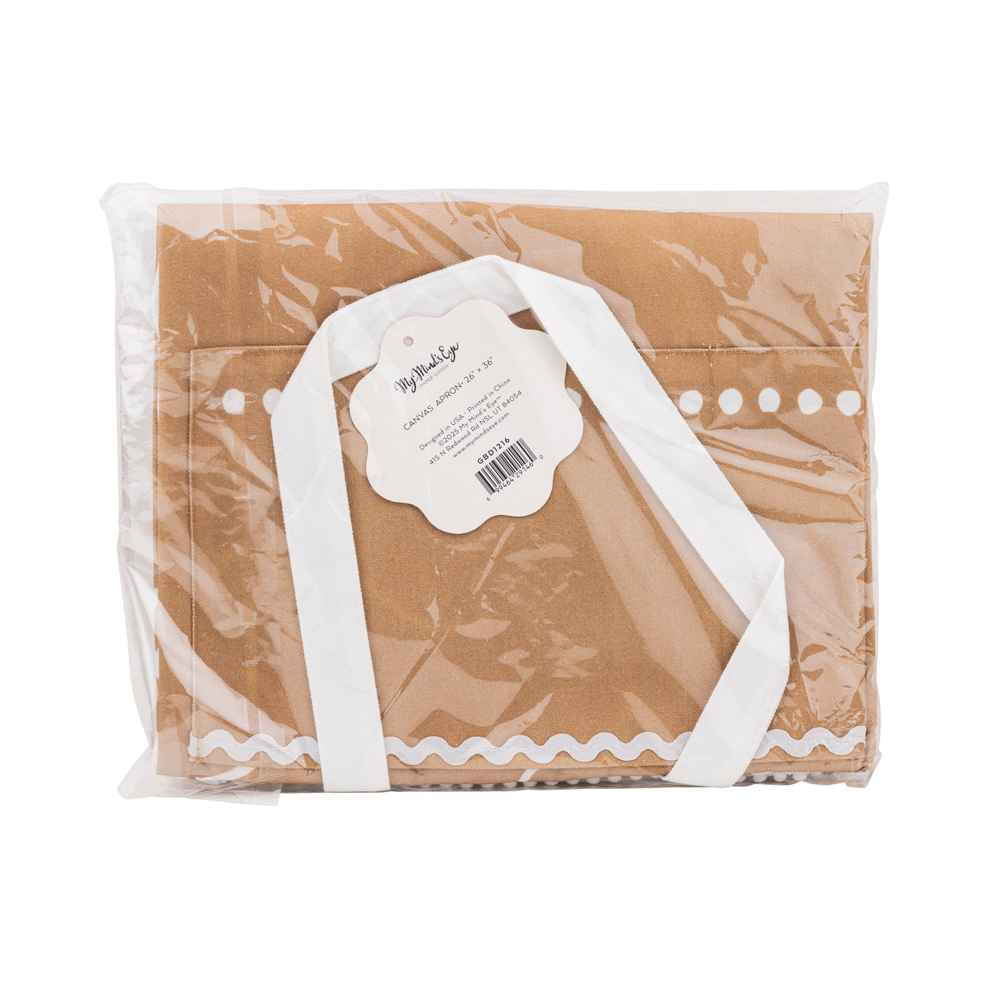 GBD1216 - Gingerbread Apron - Adult