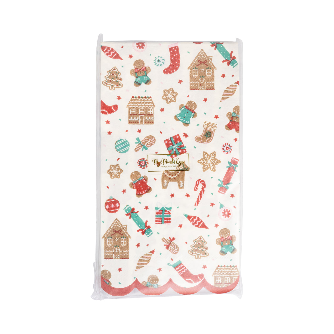 GBD1238 - Gingerbread Pattern Dinner Napkin