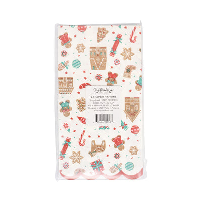 GBD1238 - Gingerbread Pattern Dinner Napkin