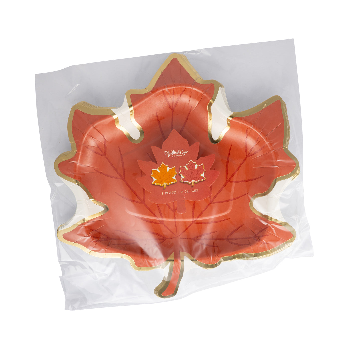 GBL1241 - Leaf Shaped Paper Plate Set
