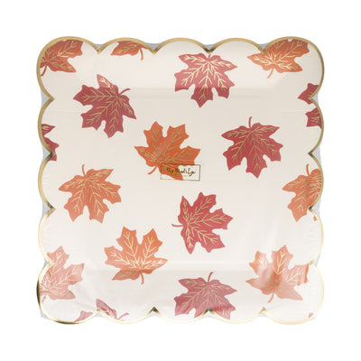 GBL1242 - Falling Leaves 9" Paper Plate